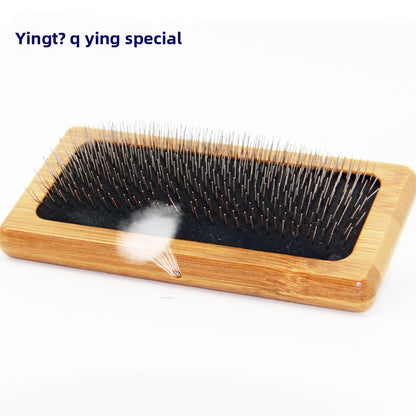 Carbonized Bamboo Pet Grooming Comb