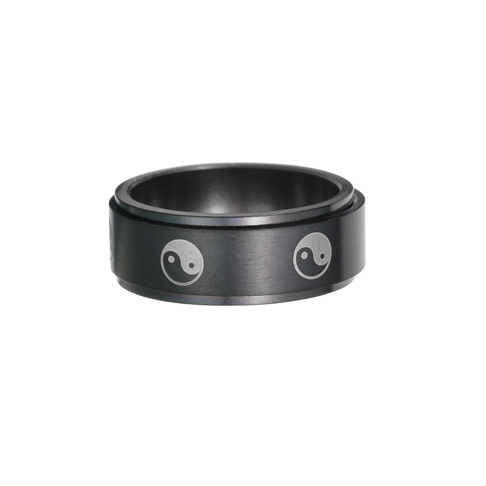Anillo Giratorio de Acero Inoxidable para Descompresión tipo Gossip para Todos