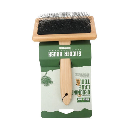 Carbonized Bamboo Pet Grooming Comb