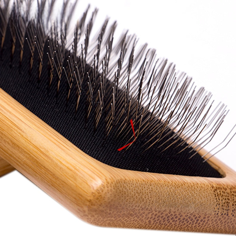 Carbonized Bamboo Pet Grooming Comb