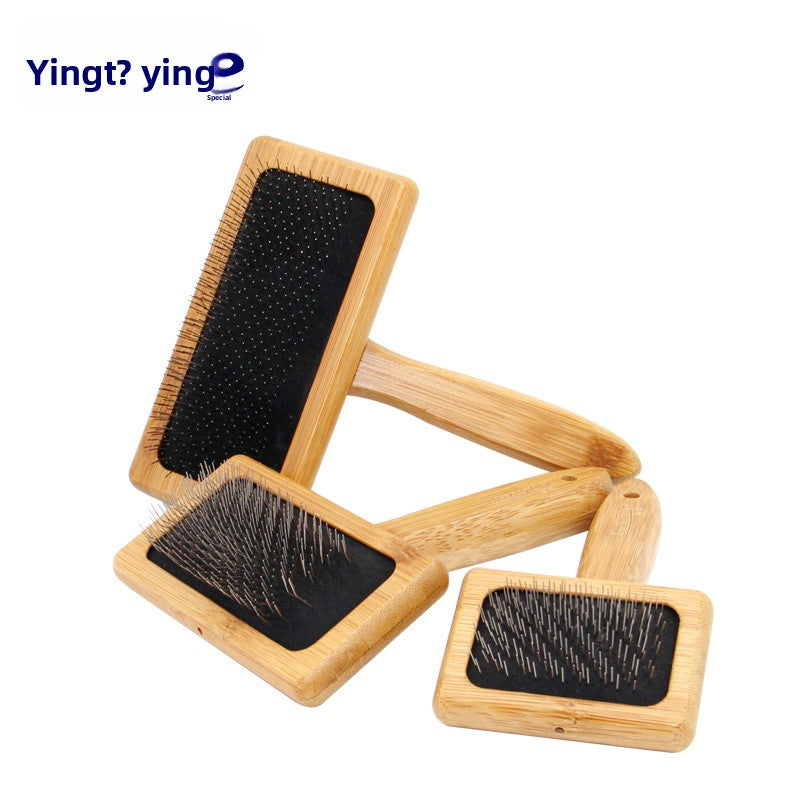 Carbonized Bamboo Pet Grooming Comb