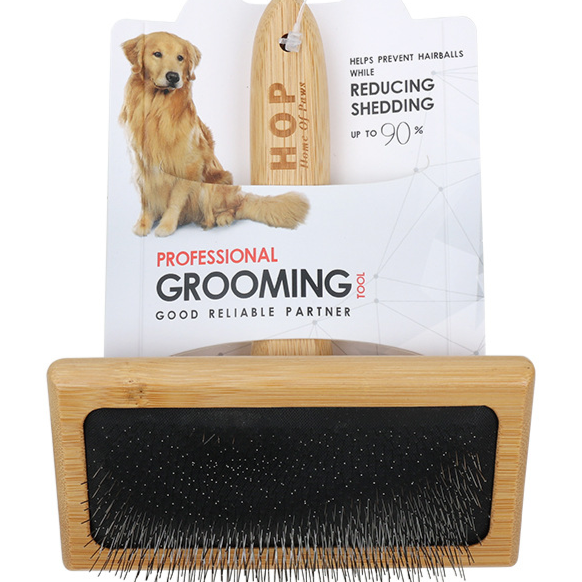 Carbonized Bamboo Pet Grooming Comb