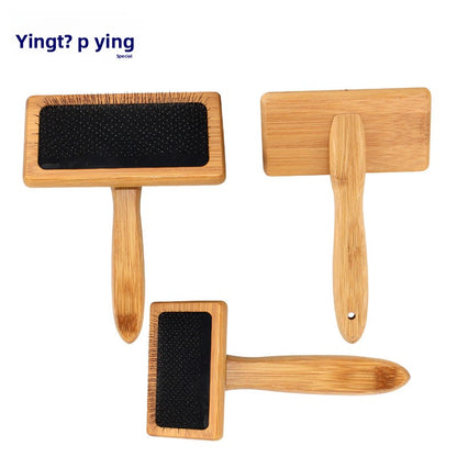 Carbonized Bamboo Pet Grooming Comb