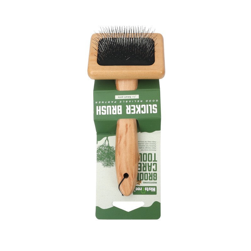 Carbonized Bamboo Pet Grooming Comb