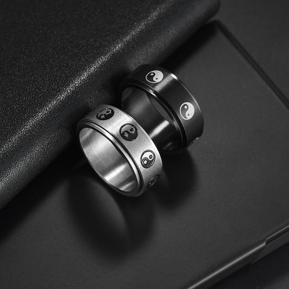 Anillo Giratorio de Acero Inoxidable para Descompresión tipo Gossip para Todos